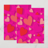 Carte De Correspondance Cœur de papier décoratif 2 (Devant / Derrière)