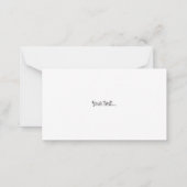 Carte De Correspondance Coeurs et points (Dos)