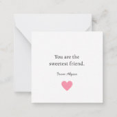 Carte De Correspondance Coeurs mignons Saint Valentin (Dos)