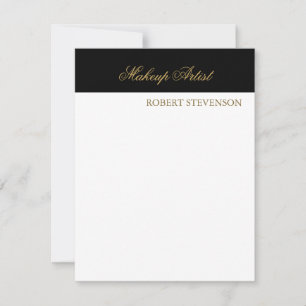 Carte De Correspondance Coiffeur Maquilleur