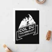 Carte De Correspondance Col Du Tourmalet Road Cycling (Devant/Arrière en situation)