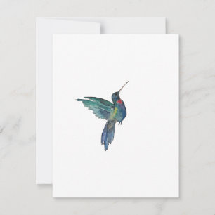 Carte De Correspondance Colibri