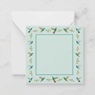 Carte De Correspondance Colibri