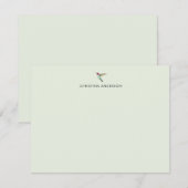 Carte De Correspondance Colibri d'Anna (Devant / Derrière)