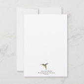 Carte De Correspondance Colibri Monogram (Dos)