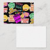 Carte De Correspondance Collage d'encouragement ultime (Devant / Derrière)