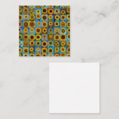 Carte De Correspondance Collage des tournesols (Devant / Derrière)