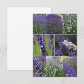 Carte De Correspondance Collage Lavande 2 (Devant / Derrière)