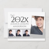 Carte De Correspondance Collage photo de la graduation sophistiquée (Devant)