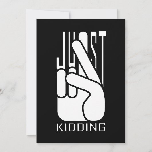 Carte De Correspondance Comédien juste pour rire (Devant)