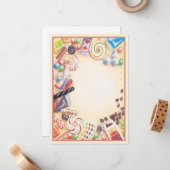 Carte De Correspondance Comme C'Est Doux ! © (Devant/Arrière en situation)