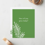 Carte De Correspondance Comment Allez-Vous Augmenter Aujourd'Hui ? (Devant/Arrière en situation)