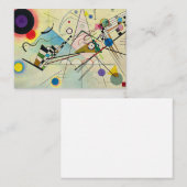 Carte De Correspondance Composition 8, 1923 by Wassily Kandinsky (Devant / Derrière)