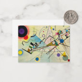 Carte De Correspondance Composition 8, 1923 by Wassily Kandinsky (Devant/Arrière en situation)