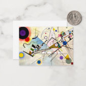 Carte De Correspondance Composition Kandinsky 8 (Devant/Arrière en situation)
