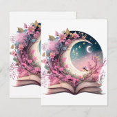 Carte De Correspondance Conception de l'auteur du livre d'Imaginaires (Devant / Derrière)