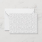 Carte De Correspondance conception de maillage Trente et un (Dos)
