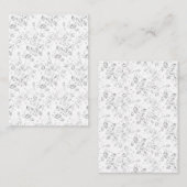 Carte De Correspondance conception de point Quarante-deux (Devant / Derrière)