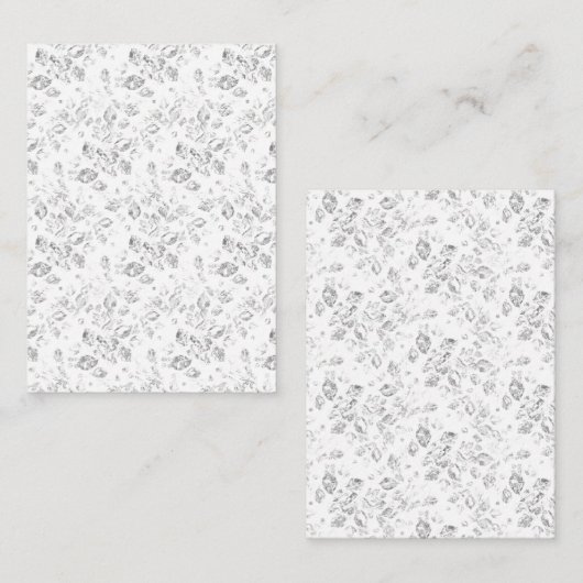 Carte De Correspondance conception de point Quarante-deux (Devant / Derrière)