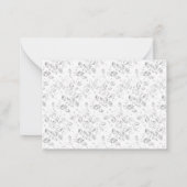 Carte De Correspondance conception de point Quarante-deux (Dos)