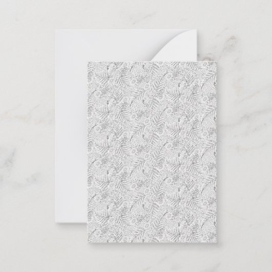 Carte De Correspondance conception du tapis Trente-six (Devant)