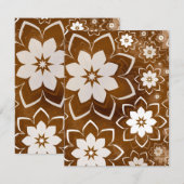 Carte De Correspondance Conception Florale 13 (Devant / Derrière)