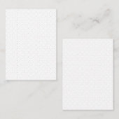 Carte De Correspondance conception horizontale Trente-cinq (Devant / Derrière)