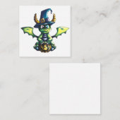 Carte De Correspondance Conception magique du dragon d'Halloween (Devant / Derrière)