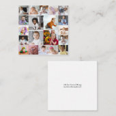 Carte De Correspondance Concevez votre propre collage de 20 photos (Devant / Derrière)