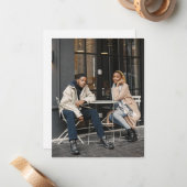 Carte De Correspondance Concevez Votre Propre Photo Unique (Devant/Arrière en situation)