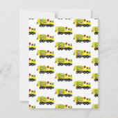 Carte De Correspondance Concret Cement Camion Construction Enfants Enfants (Dos)