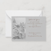 Carte De Correspondance condoléances poème merci (Devant)