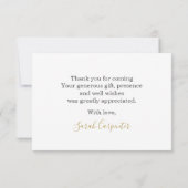 Carte De Correspondance Conduire par merci (Dos)