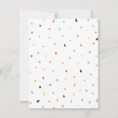 Carte De Correspondance Confettis (Dos)