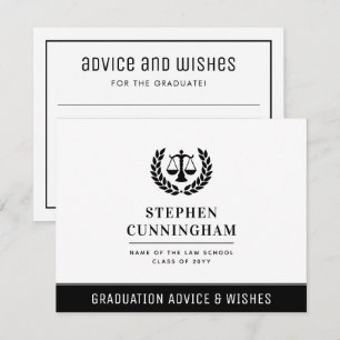 Carte De Correspondance Conseils de fin d'études de droit moderne personna