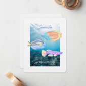 Carte De Correspondance Conserver Les Poissons De L'Océan (Devant/Arrière en situation)