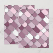 Carte De Correspondance Construction Abstraite (tuiles) 2 (Devant / Derrière)