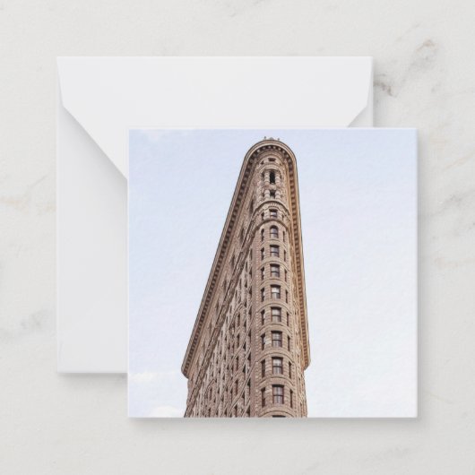 Carte De Correspondance Construction de Flatiron (Devant)