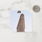 Carte De Correspondance Construction de Flatiron (Devant/Arrière en situation)