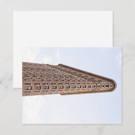 Carte De Correspondance Construction de Flatiron (Devant / Derrière)