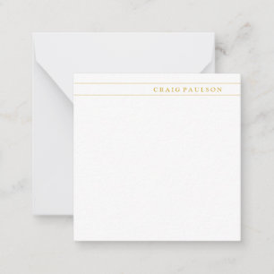 Carte De Correspondance Consultant en droit or et blanc Profession juriste