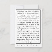 Carte De Correspondance Continuer à avancer (Dos)