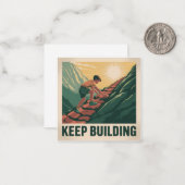 Carte De Correspondance Continuer à Construire (Devant/Arrière en situation)