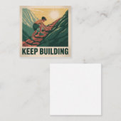 Carte De Correspondance Continuer à Construire (Devant / Derrière)