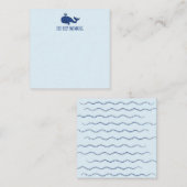 Carte De Correspondance Continuez À Nager La Baleine (Devant / Derrière)