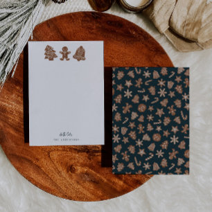 Carte De Correspondance Cookies de Noël