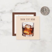 Carte De Correspondance Cool Bourbon ajouter un message (Devant/Arrière en situation)