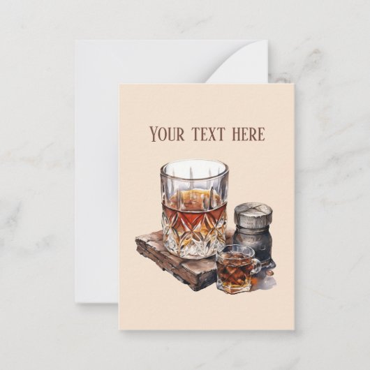 Carte De Correspondance Cool Bourbon ajouter un message (Devant)