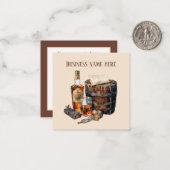 Carte De Correspondance Cool Bourbon ajouter un message (Devant/Arrière en situation)