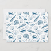 Carte De Correspondance Coque de Mer Bleue Côtière (Devant)